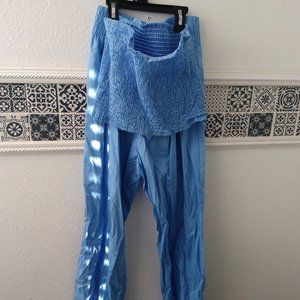 Crop top with matching pants